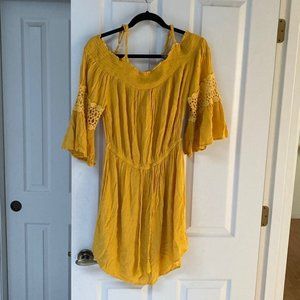 Yellow Sun Dress Size 1X NWOT